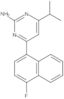 4-(4-Fluoro-1-naphthalenyl)-6-(1-methylethyl)-2-pyrimidinamine