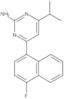 4-(4-Fluoro-1-naphthyl)-6-isopropylpyrimidin-2-amine