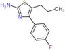 4-(4-fluorophenyl)-5-propyl-thiazol-2-amine