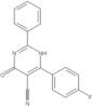 4-(4-Fluorophenyl)-1,6-dihydro-6-oxo-2-phenyl-5-pyrimidinecarbonitrile