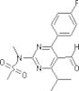 4-(4-Fluorophenyl)-6-Isopropyl-2-[(N-Methyl-N-Methylsulfonyl)Amino]Pyrimidinyl-5-Yl-Formyl