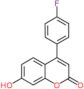 4-(4-fluorophenyl)-7-hydroxy-chromen-2-one