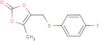 4-(4-fluorophenyl)thiomethyl-5-methyl-1,3-dioxol-2-one