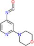 4-(4-isocyanatopyridin-2-yl)morpholine