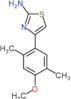 4-(4-methoxy-2,5-dimethylphenyl)-1,3-thiazol-2-amine