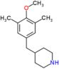 4-(4-methoxy-3,5-dimethylbenzyl)piperidine