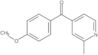 (4-Methoxyphenyl)(2-methyl-4-pyridinyl)methanone