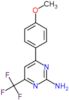 4-(4-Methoxyphenyl)-6-(trifluoromethyl)-2-pyrimidinamine