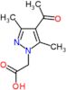 (4-acetyl-3,5-dimethyl-1H-pyrazol-1-yl)acetic acid