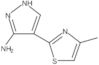 4-(4-Methyl-2-thiazolyl)-1H-pyrazol-3-amine