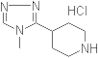 -(4-methyl-4h-1,2,4-triazol-3-yl)piperidine hydrochloride