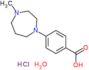 4-(4-methyl-1,4-diazepan-1-yl)benzoic acid hydrochloride hydrate