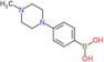 [4-(4-methylpiperazin-1-yl)phenyl]boronic acid