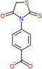 4-(4-oxo-2-thioxo-1,3-thiazolidin-3-yl)benzoate