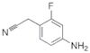 Benzeneacetonitrile, 4-amino-2-fluoro- (9CI)