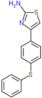 4-[4-(phenylsulfanyl)phenyl]-1,3-thiazol-2-amine
