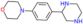 4-(4-piperazin-2-ylphenyl)morpholine