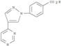 Benzoic acid,4-[4-(4-pyrimidinyl)-1H-pyrazol-1-yl]-