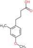 4-(4-methoxy-2-methylphenyl)butanoic acid