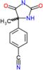 4-(4-methyl-2,5-dioxoimidazolidin-4-yl)benzonitrile