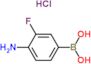 (4-amino-3-fluoro-phenyl)boronic acid hydrochloride