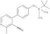 4-[4-[[(1,1-Dimethylethyl)dimethylsilyl]oxy]phenyl]-2-methyl-3-pyridinecarbonitrile