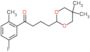 4-(5,5-dimethyl-1,3-dioxan-2-yl)-1-(5-fluoro-2-methyl-phenyl)butan-1-one