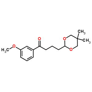 4-(5,5-Dimethyl-1,3-dioxan-2-yl)-1-(3-methoxyphenyl)-1-butanone