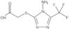 2-[[4-Amino-5-(trifluoromethyl)-4H-1,2,4-triazol-3-yl]thio]acetic acid