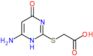 [(6-amino-4-oxo-1,4-dihydropyrimidin-2-yl)sulfanyl]acetic acid