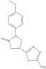 4-(5-Amino-1,3,4-thiadiazol-2-yl)-1-(4-ethylphenyl)-2-pyrrolidinone