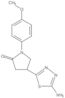 4-(5-Amino-1,3,4-thiadiazol-2-yl)-1-(4-methoxyphenyl)-2-pyrrolidinone