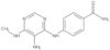 4-[[5-Amino-6-(methylamino)-4-pyrimidinyl]amino]benzamide