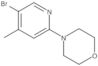 4-(5-Bromo-4-methyl-2-pyridinyl)morpholine