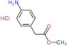 methyl (4-aminophenyl)acetate hydrochloride (1:1)