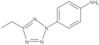 4-(5-Ethyl-2H-tetrazol-2-yl)benzenamine