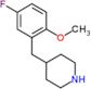 4-(5-fluoro-2-methoxybenzyl)piperidine