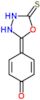 4-(5-thioxo-1,3,4-oxadiazolidin-2-ylidene)cyclohexa-2,5-dien-1-one