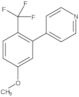 4-[5-Methoxy-2-(trifluoromethyl)phenyl]pyridine