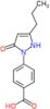 4-(5-oxo-3-propyl-2,5-dihydro-1H-pyrazol-1-yl)benzoic acid