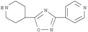 Pyridine,4-[5-(4-piperidinyl)-1,2,4-oxadiazol-3-yl]-
