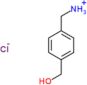 [4-(hydroxymethyl)phenyl]methanaminium chloride