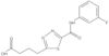 5-[[(3-Fluorophenyl)amino]carbonyl]-1,3,4-thiadiazole-2-butanoic acid