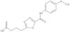 5-[[(4-Methoxyphenyl)amino]carbonyl]-1,3,4-thiadiazole-2-butanoic acid