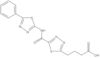 5-[[(5-Phenyl-1,3,4-thiadiazol-2-yl)amino]carbonyl]-1,3,4-thiadiazole-2-butanoic acid