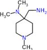 4-(aminomethyl)-N,N,1-trimethylpiperidin-4-amine