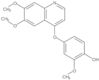 4-[(6,7-Dimethoxy-4-quinolinyl)oxy]-2-methoxyphenol