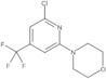 4-[6-Chloro-4-(trifluoromethyl)-2-pyridinyl]morpholine