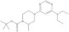 1,1-Dimethylethyl 4-[6-(diethylamino)-4-pyrimidinyl]-2-methyl-1-piperazinecarboxylate