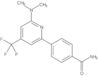 4-[6-(Dimethylamino)-4-(trifluoromethyl)-2-pyridinyl]benzamide